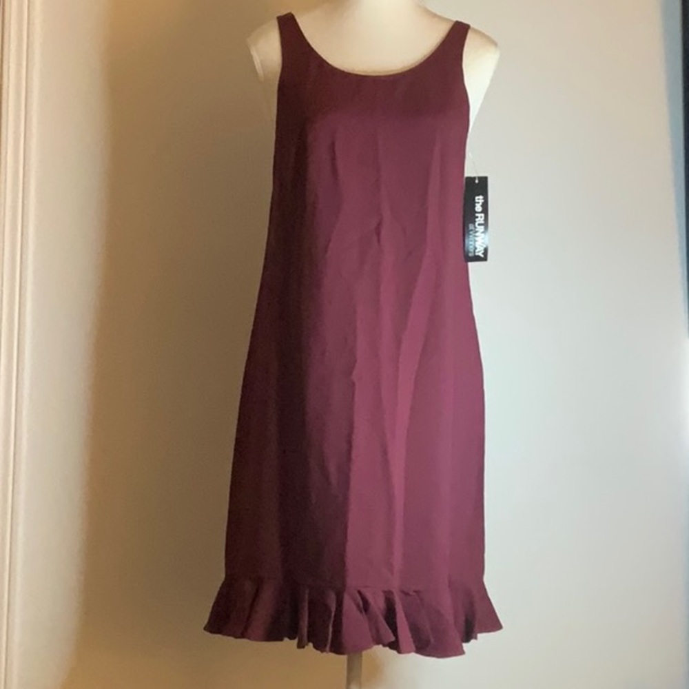 JILL STUART Size 6 Burgundy Dresss.  Brand new with tags.
